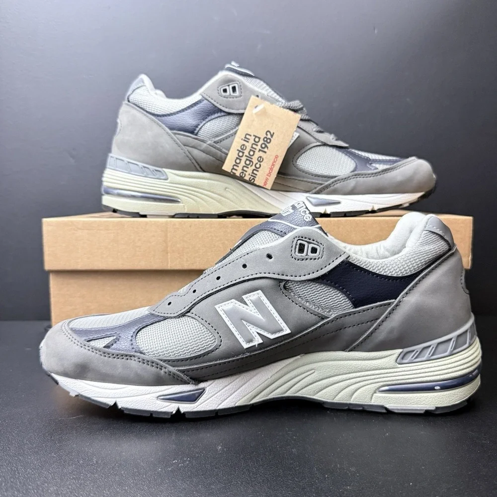 New Balance 991 Men's Made in‎ England M991GNS Size 11 Castlerock Navy Athletic